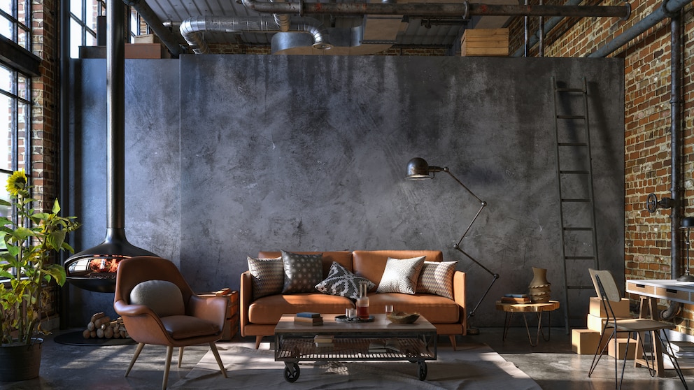 Industrial Style Living Room