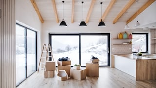 Wooden ceilings are back in style and easy to install.