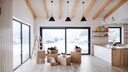 Wooden ceilings are back in style and easy to install.
