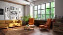 Trend Urban Rustic in the Living Room