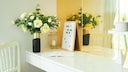 Modern Vanity Table in a Bright Setting