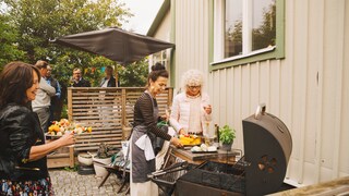 Barbecue Area in the Garden
