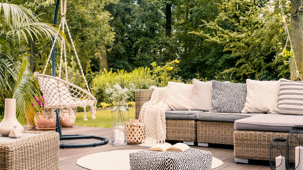 Outdoor sofas are a popular trend in outdoor spaces.