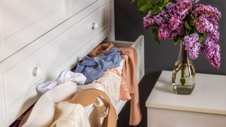 Overflowing Drawer in the Bedroom