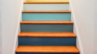colorful staircase