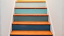 colorful staircase