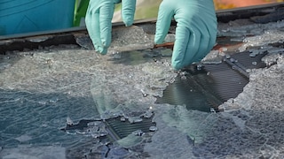 Hail Damages Solar Panels