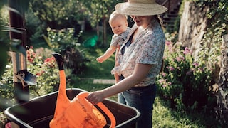 Using rainwater in the garden