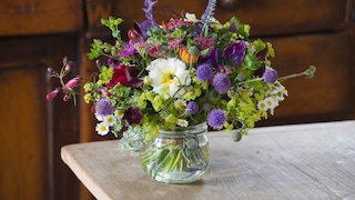 Using hot water can help extend the lifespan of cut flowers.