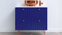 Furniture with Color: A Bathroom Cabinet in Bold Yves Klein Blue