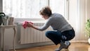 Regularly wiping down radiators helps them function better