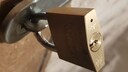 Hole in the padlock