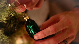 Here it is, the legendary Christmas pickle