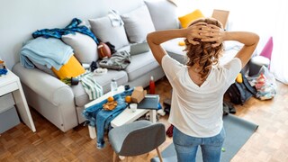 The 60-second rule helps prevent chaos in the home
