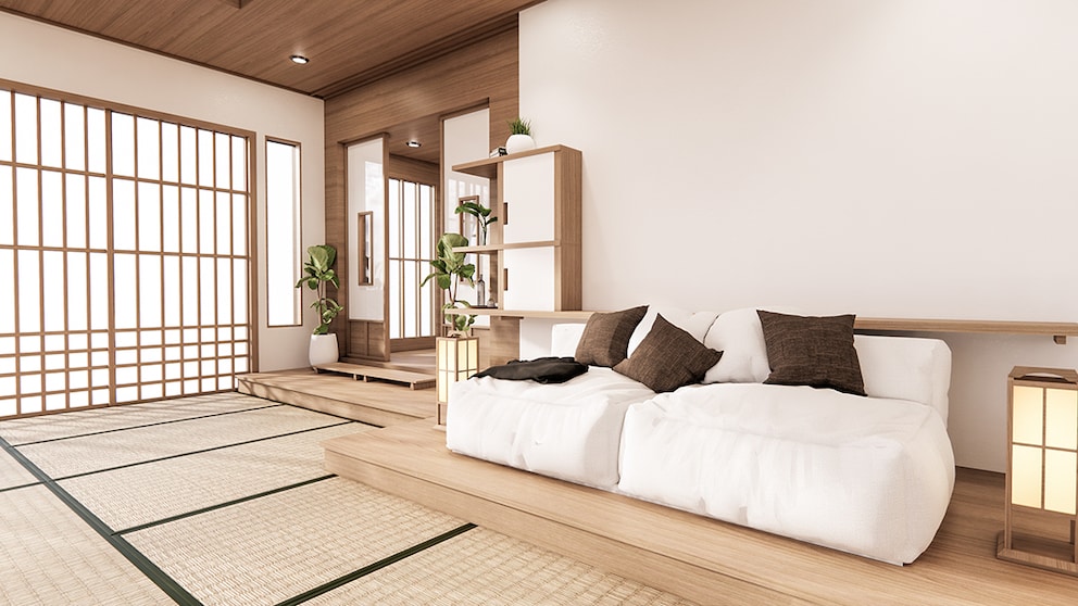Even today, Japanese interior design places great emphasis on wood and the combination of traditional and modern elements.