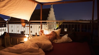 Sleeping on the Balcony