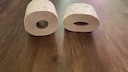 If the toilet paper roll is not round but oval, it can be advantageous.