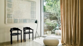 Gubi's Grasshopper Floor Lamp in the Living Room