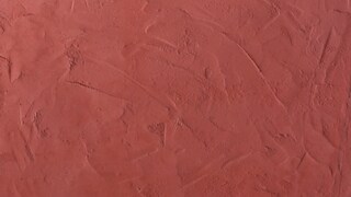 Clay paint in a shade of red