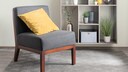Clean chic in the living room