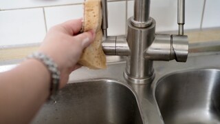 Washing-up liquid, leftover food, water residue - the kitchen sink actually needs to be cleaned all the time