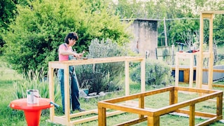 A raised bed is very easy on the back