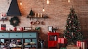 All you need is a few fir branches and fairy lights to decorate your home for Christmas