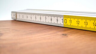 You can do more than just measure lengths with a folding rule