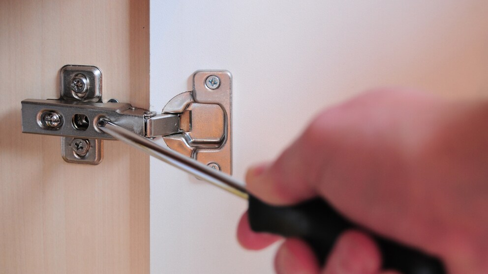 Adjusting the hinges