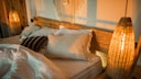 Various light sources create a pleasant atmosphere, but they shouldn't be overlooked when cleaning the bedroom.