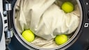 Tennis balls in the washing machine are supposed to save detergent - is that true?