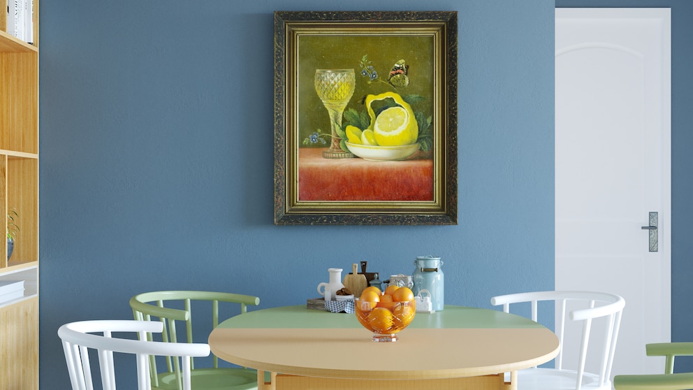 Decorative Fruit Image with Lemons