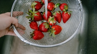 Before consuming, strawberries should be washed thoroughly.