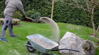 Sanding the Lawn
