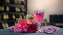 The darker the rose, the more intense the color later in the glass.