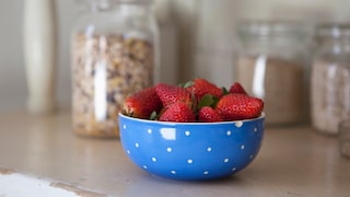 Strawberries don't last long and should be eaten quickly.
