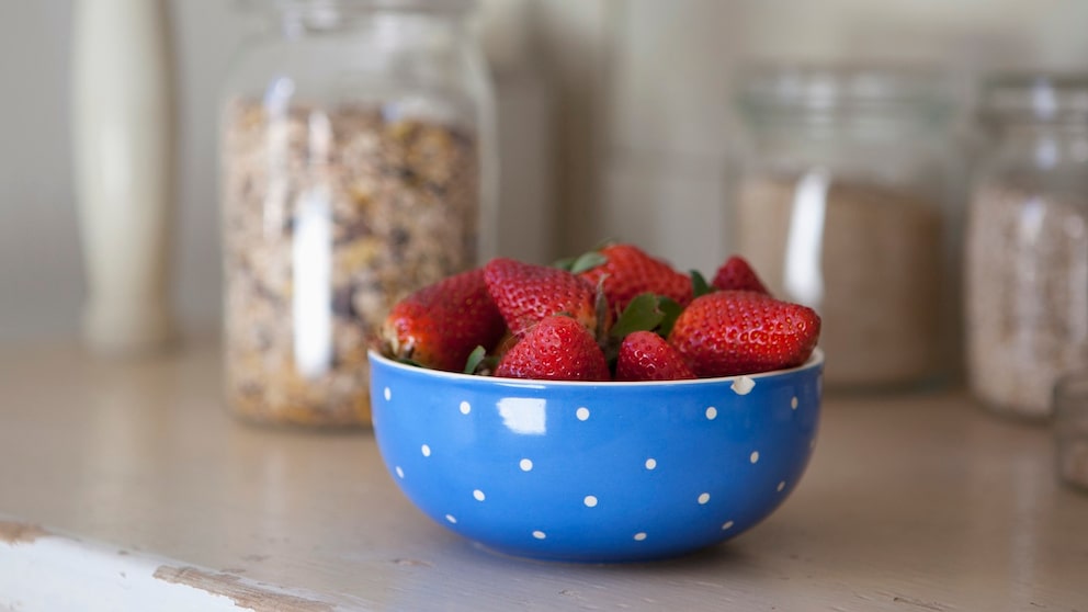 Strawberries don't last long and should be eaten quickly.