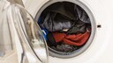 White spots can also appear on dark laundry during washing.
