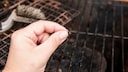 Bristles of a wire brush
