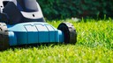 Mowing the Lawn in Summer