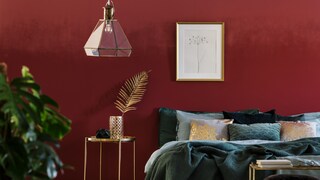 Cherry-Red Bedroom
