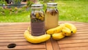 Don't throw banana peels in the trash right away—you can make fertilizer from them.