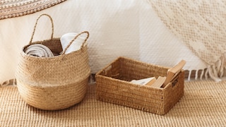 Cleaning a Straw Bag
