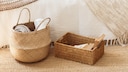 Cleaning a Straw Bag