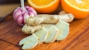 Sometimes ginger is blue inside. Is it still safe to eat?