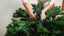 artificial Christmas tree
