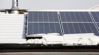 Solar Panel Snow