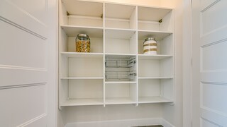 Custom-made furniture is particularly suitable for creating functional storage space.