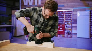 Sanding with a Cordless Drill