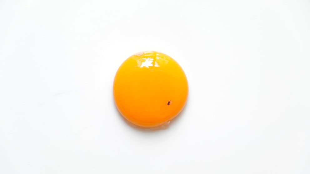 What does it really mean when you see a brown spot on the egg yolk?